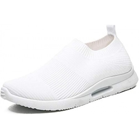 Mens Lightweight Athletic Running Walking Gym Shoes Casual Sports Shoes Fashion Sneakers Walking Shoes White